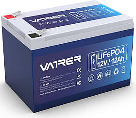 Акумулятор VATRER LiFePO4 12V 12Ah (153,6Втг) з BMS на 6А
