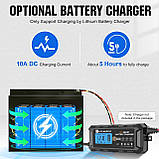 Акумуляторна батарея Eco Worthy LiFePO4 12 V 50 Ah (640Втг) з вбудованим BMS, фото 10