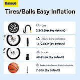 Портативний компресор Baseus SuperMini Pro Series (BS-CG016) для накачування шин, фото 4