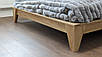 Ліжко двоспальне "Скай" з натурального дерева ясен, фото 6