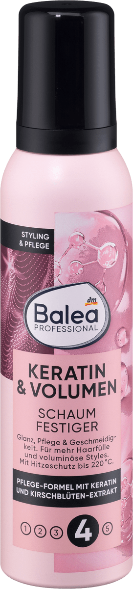 Мус для волосся Balea (Кератин та Об'єм), 150 мл