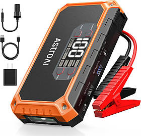 Пусковий пристрій AstroAI 2000А (AHET118GY) Jump Starter для бензинових та дизельних двигунів (Orange)