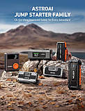 Пусковий пристрій AstroAI Jump Starter 2500А з потужним повітряним компресором, Grey, фото 8