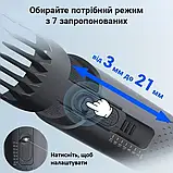 Акумуляторна машинка для стрижки волосся Xiaomi Riwa (RE-6115) універсальний безпровідний тример, фото 5