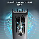 Акумуляторна машинка для стрижки волосся Xiaomi Riwa (RE-6115) універсальний безпровідний тример, фото 6