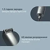 Акумуляторна машинка для стрижки волосся Xiaomi Riwa (RE-6115) універсальний безпровідний тример, фото 8