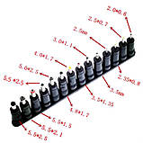 Переходники для живлення (28 шт к-кт) зарядних пристроїв, ноутбука, роутера під роз'єм DC5521, фото 2