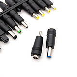 Переходники для живлення (28 шт к-кт) зарядних пристроїв, ноутбука, роутера під роз'єм DC5521, фото 6