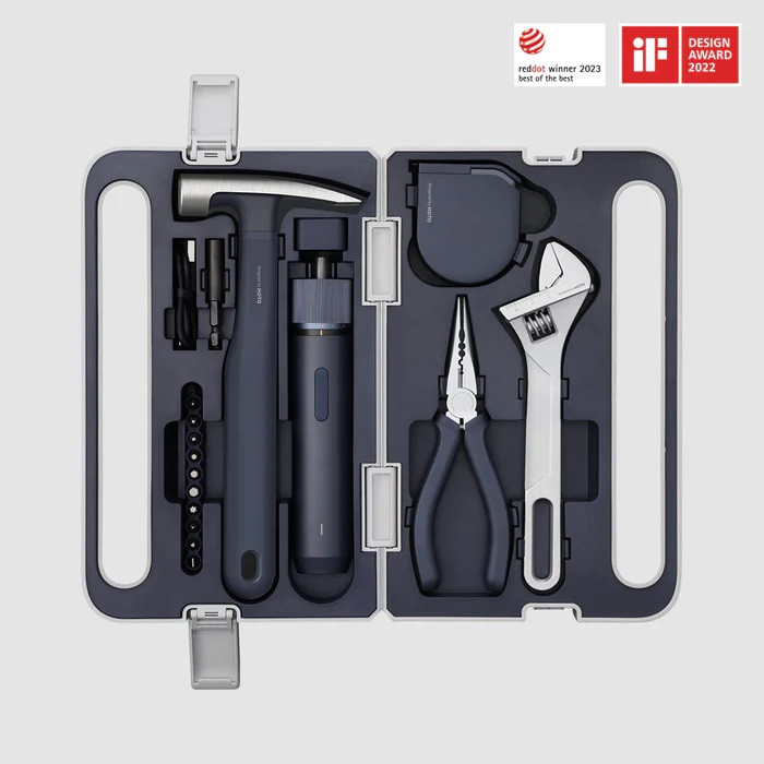 Набір Xiaomi HOTO Electric Screwdriver Kit (QWDGJ001) з електричною викруткою та кейсом, White