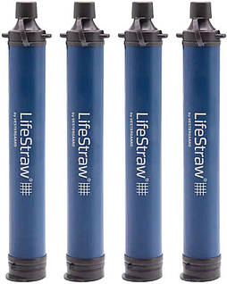 Персональний фільтр для очищення води LifeStraw Personal Filter (4 шт в упаковці), Blue