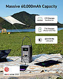 УМБ з ліхтарем Anker 548 Power Bank (PowerCore Reserve 192Вч) 60 000 мАг, Gray, фото 3