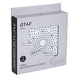Лійка для верхнього душу Qtap Hlavova D 230 мм округла QTHLA107CRM45787 Chrome/White, фото 6