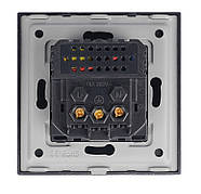 Розетка з USB-виходами 1DAL | Сірий з З/К + Шторки (P86-STU2.GR), фото 5