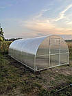 Теплиця 3х8м із сотового полікарбонату 4мм