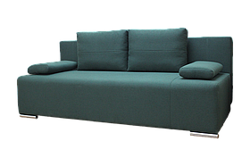 Диван прямий розкладний єврокнижка BNB Charlie. Зелений