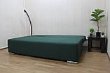 Диван прямий розкладний єврокнижка BNB Charlie. Зелений, фото 4