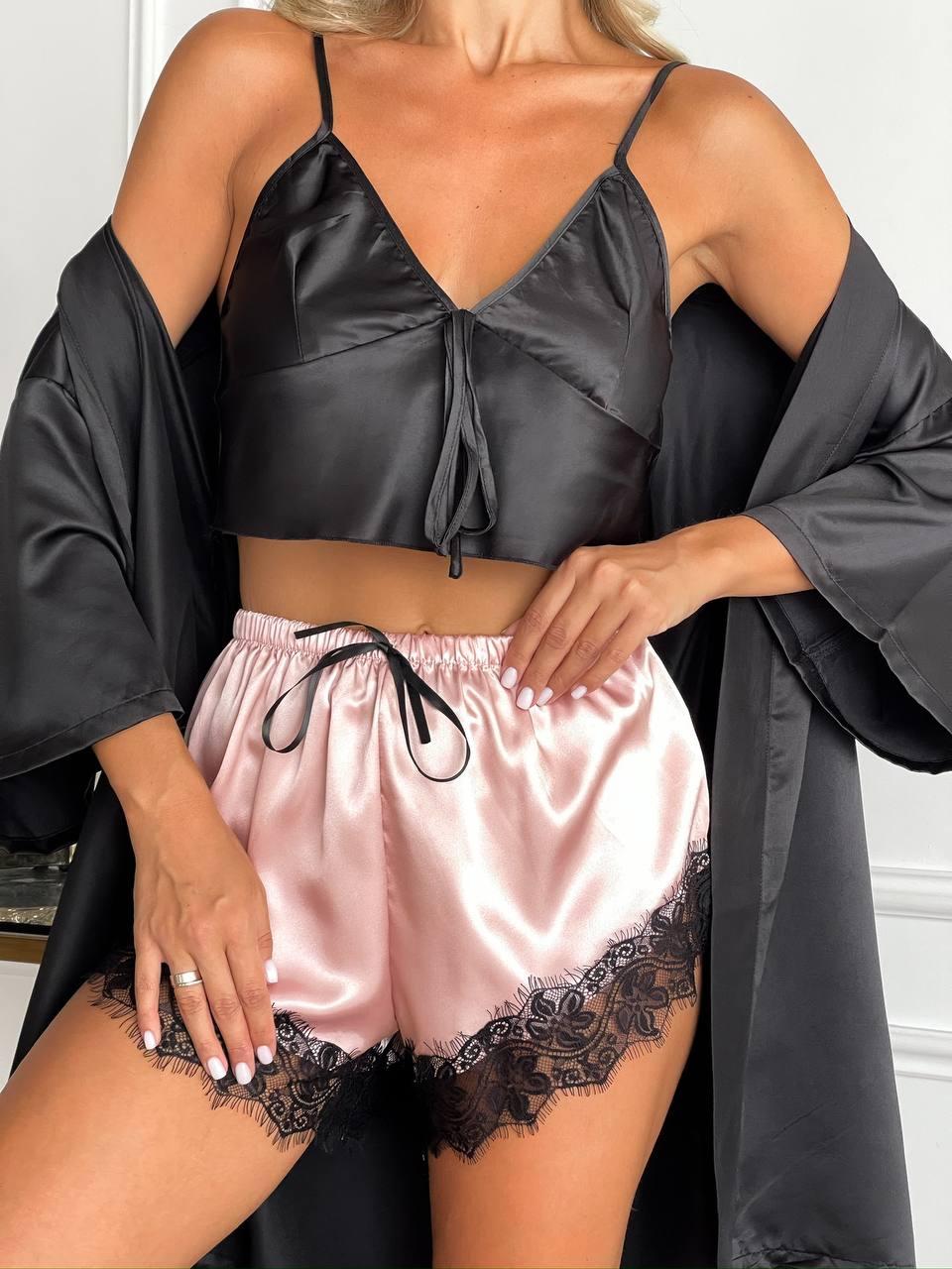 Домашній комплект трійка. Одяг для дому і відпочинку. Піжами і комплекти для сну., фото 1