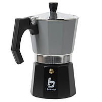 Гейзерна Кавоварка для кемпінгу Bo-Camp Hillingdon 6-cups Grey/Black (2200520) Туристична Кавоварка-Гейзер, фото 3