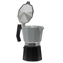 Гейзерна Кавоварка для кемпінгу Bo-Camp Hillingdon 6-cups Grey/Black (2200520) Туристична Кавоварка-Гейзер, фото 8