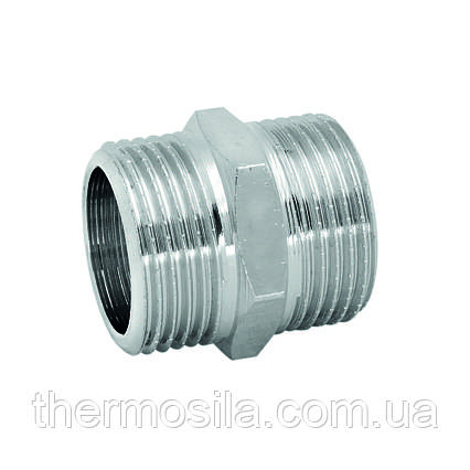 Ніпель хром Slovarm 1 1/4" (КЕ-503Cr)