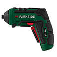 Професійна акумуляторна викрутка, шурупокрут Parkside PAS 4 D7 (4 V, 1500 mAh, 10 Nm, Німеччина), фото 4
