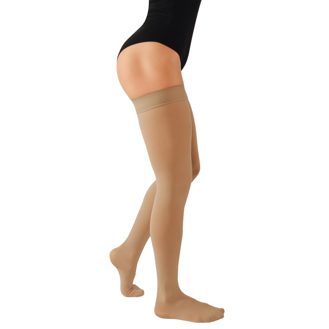 Панчохи компресійні медичні 1 клас стандартні 9131 Vitamed, закритий носок, фото 1