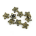 Обіймач для намистин Античне Золото 13мм 10шт KRB001-2, фото 2