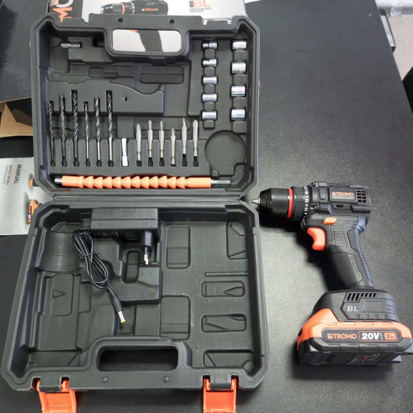 Акумуляторний шуруповерт STROMO SA 18 Li (кейс), фото 1