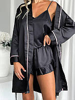 Халат топ шорти піжама. Набори для сну. Піжами і домашній одяг., фото 7