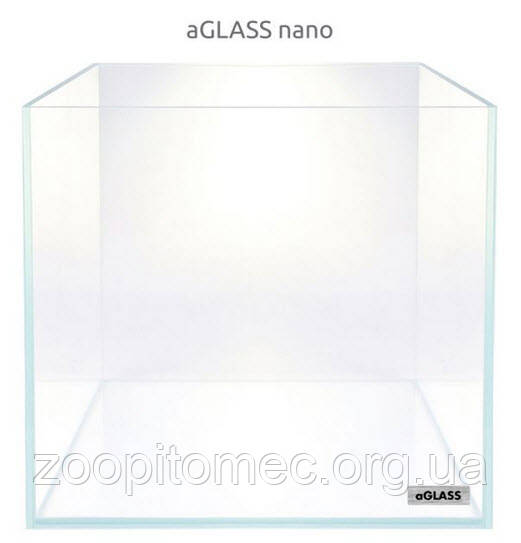 Акваріум aGLASS Nano надпрозорого скла 22*22*22 см, 10 л, фото 1
