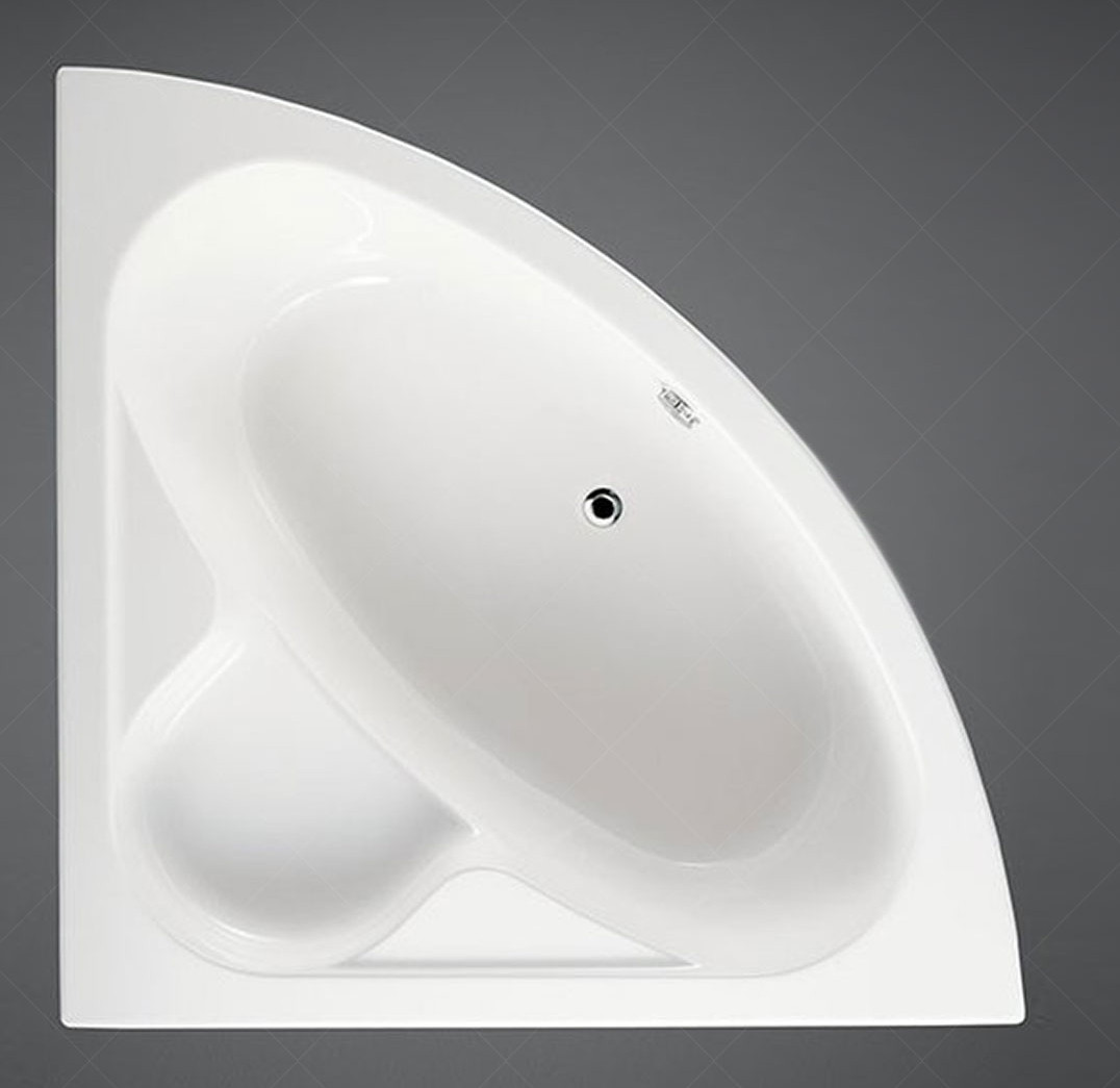 Кутова ванна RAK Ceramics Relax (1430 x 1430 x 430 мм) Білий, фото 1
