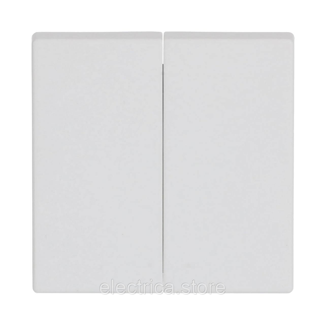 1785-884 Клавіша подвійна Future біл.оксамит 2CKA001751A3024, фото 1