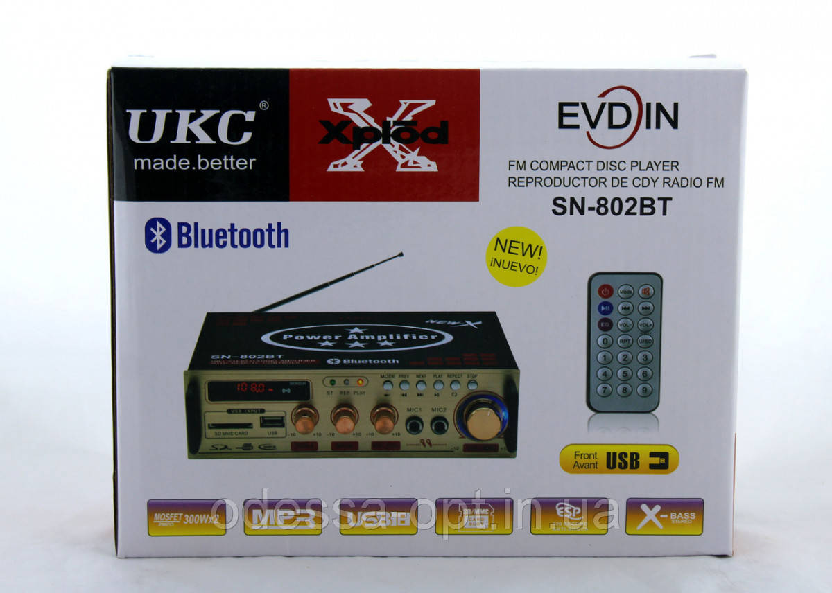Підсилювач AMP 802 BT