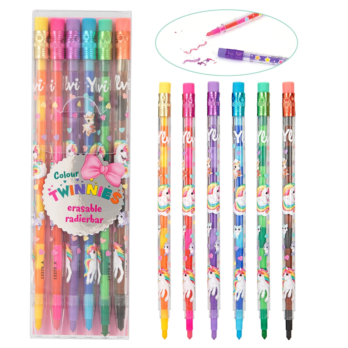 Набір кольорових олівців Ylvi Color Twinnies 6 шт 12279