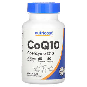 Коензим Nutricost Coenzyme CoQ-10 200 мг 60 капс.