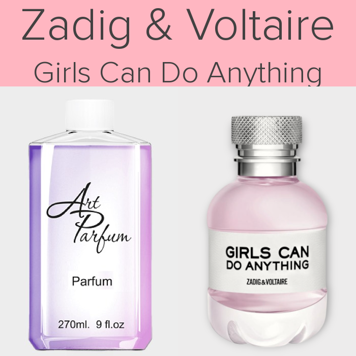 Парфуми 270мл. Аромат схожий з Zadig & Voltaire Girls Can Do Anything, фото 1