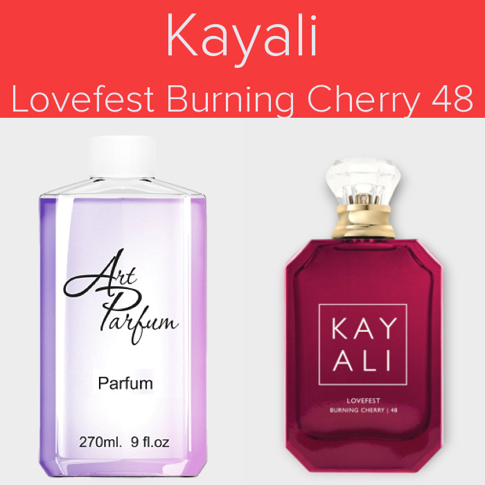 Парфуми 270мл. Аромат схожий з Kayali Lovefest Burning Cherry 48, фото 1
