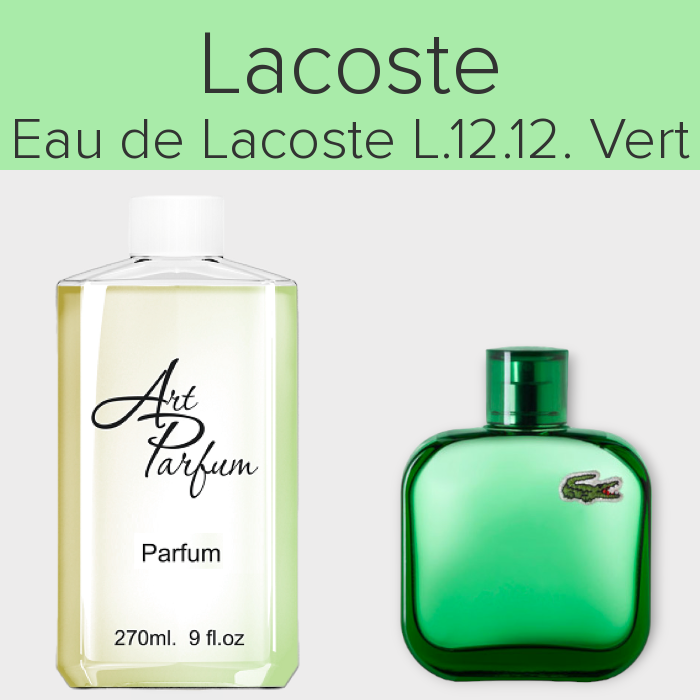 Парфуми 270мл. Аромат схожий з Lacoste Eau de Lacoste L.12.12. Vert, фото 1