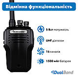 Радіостанція Quansheng TG-K100, 5 Вт ,Li-on 1500mAh, 400-470МГц, фото 2