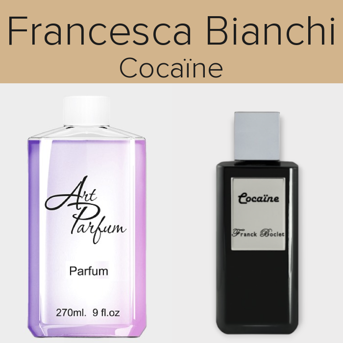 Парфуми 270мл. Аромат схожий з Francesca Bianchi Cocaïne