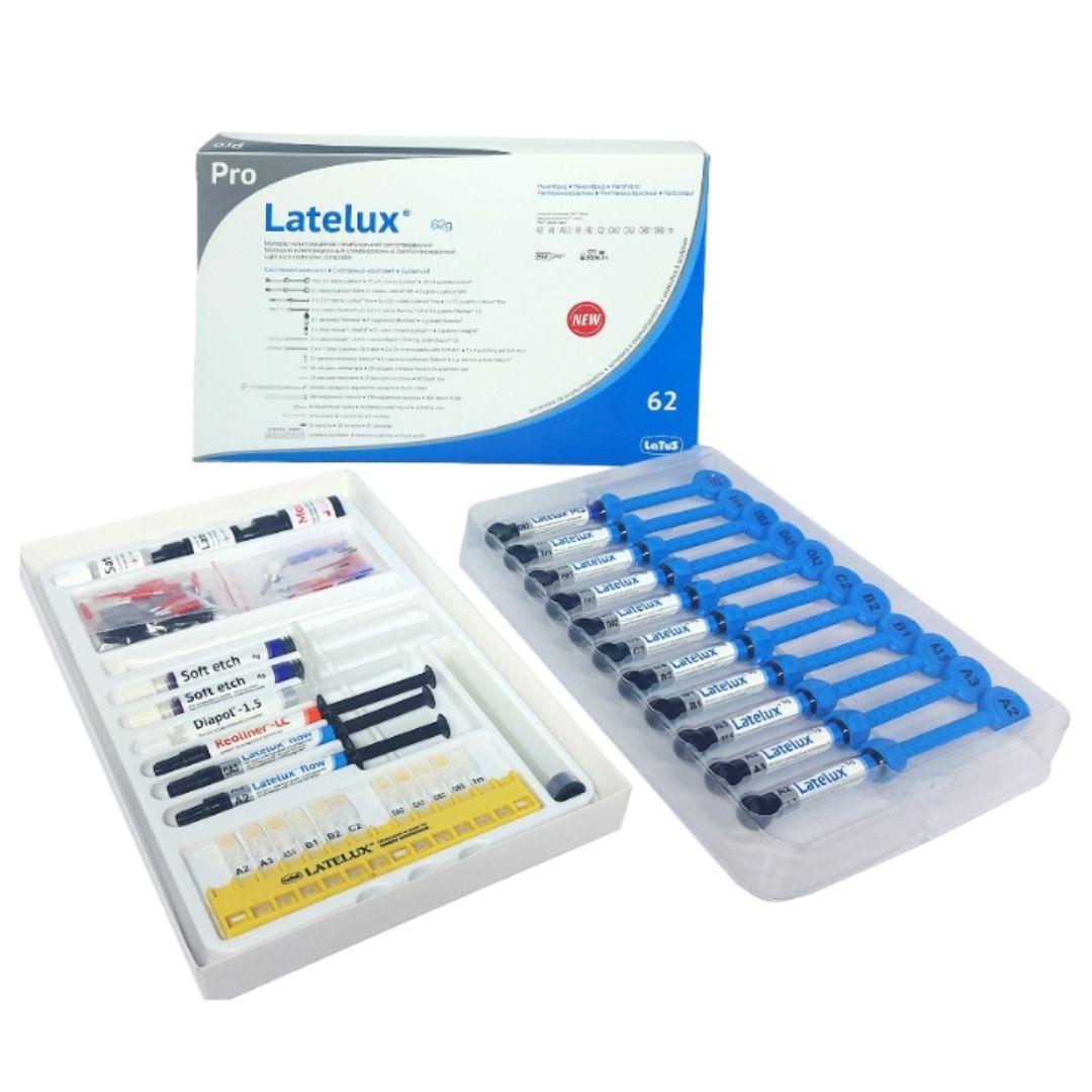 Latelux Pro 62 (Лателюкс про 62), набір 11 шприців, фотополімерний матеріал, Latus