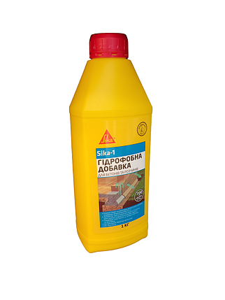 Гідрофобна домішка до бетону Sika-1 1 кг, фото 1