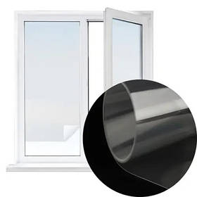 Броньована захисна плівка на вікна, самоклеюча бронеплівка ударостійка для скла 100x152 см