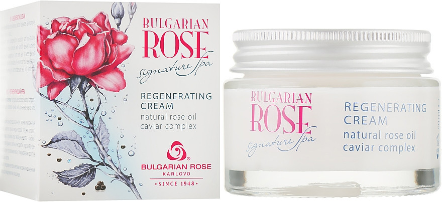 BULGARIAN ROSE SIGNURE SPA REGENERATING CREAM Регенеруючий крем для обличчя