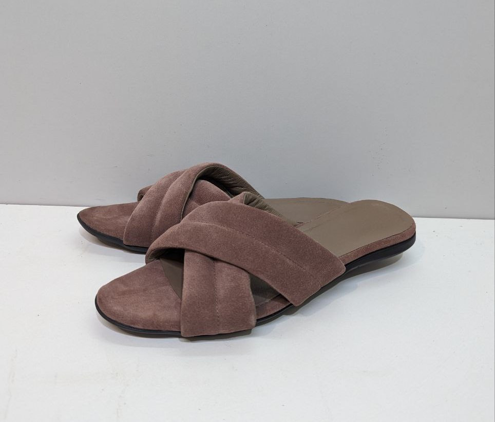 STTOPA Розміри 40-45. Шльопанці великих розмірів шкіряні. 111-4045 Темна пудра, фото 1