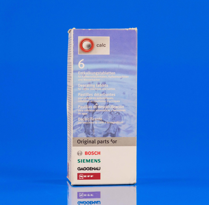 Таблетки Bosch для видалення накипу для кавомашин і чайників, фото 1