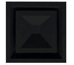 Анемостат квадратний Darco ASK125 чорний 18060463