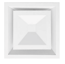 Анемостат квадратний Darco ASK150 білий 18060461