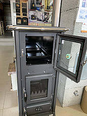 Піч для дому з духовкою "Olimpia" Stone MBS облицювання каменем (талькохлорит), фото 3