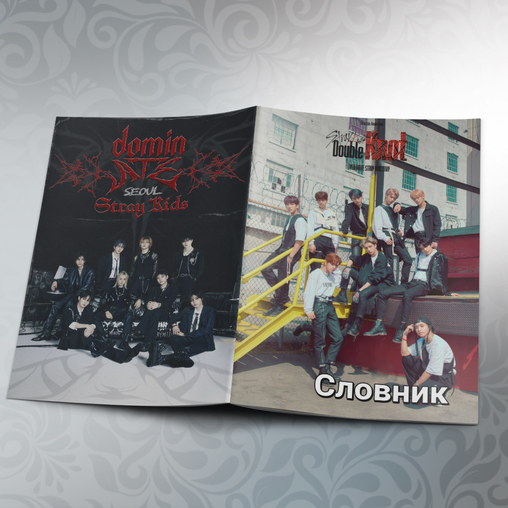 Зошит-словник для запису іноземних слів K-Pop Stray Kids
